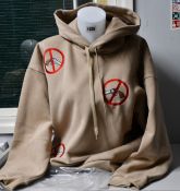 An as new Natasha Zinko x Duo Ltd Anti-Gun embroidered hoodie (M - RRP £324).