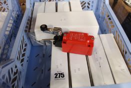 Nine as new Allen Bradley safety switch short lever actuator (440p-msls11b).
