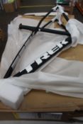 An as new Trek Marlin MTB size XL bike frame, Silver Aplha aluminium.