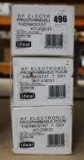 Three Ideal RF Electronic Programmable Room Thermostats 7 Day (KIT-216131).