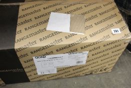 A Rangemaster Quad QUB3418 Undermount Stainless Steel Sink.