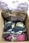 Twenty as new Bridgedale hike socks in a variety of sizes and colours.