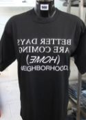 Four as new Neighbourhood Home T-shirts (2 x M, 2 x L - RRP £69 each).