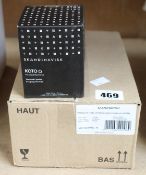 Six as new Skandinavisk Koto scented candles with lid (200g).