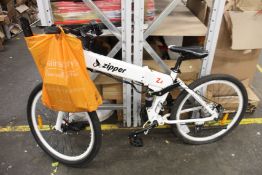 A pre-owned Zipper Z4 electric bike in White.