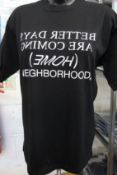 Four as new Neighbourhood Home T-shirts (S, M, L, XL - RRP £69 each).