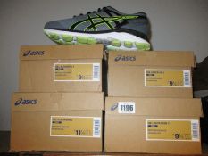 Four pairs of as new Asics Gel-Superion 3 trainers (3 x UK 8.5, 1 x UK 10.5).