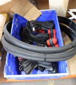 Twelve pairs of as new and lightly used 700c bicycle tyres to include Michelin, Giant, Schwalbe, etc