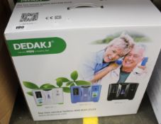 An as new Dedakj DDT-2F home health care oxygen concentrator.
