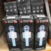 Thirty portable wireless microphone hi-fi speakers V6.