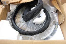 A Pasion e-bike rear wheel conversion kit for mountain bikes.