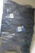Two men's as new Official Chelsea F.C casual parkas in navy (XL - RRP £65 each).