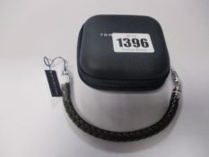 Five men's as new Tommy Hilfiger stainless steel bracelets (2700530 - RRP £35 each).