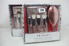 A quantity of as new Friends cosmetic brush sets with purses (Approximately 20).