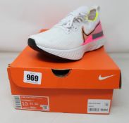 A pair of women's as new Nike React Infinity Run FK (UK 7.5).