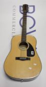 A pre-owned Fender acoustic guitar (Model CD-60).