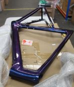 An as new Ican A9 full carbon fibre 'Aero' frameset, size 52cm c/w seat pin, integrated handlebar