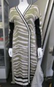 A women's as new Zoe Jordan animal print cardigan (One size).
