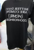 Four as new Neighbourhood Home T-shirts (S, M, L, XL - RRP £69 each).