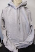 Two as new Adsum Classic Logo hoodies in ash heather grey (M - RRP £95 each).