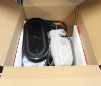 An as new unbranded twin 12L slush machine.