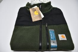 Five as new Carhartt Fallon vests in olive (All M - RRP £43 each).