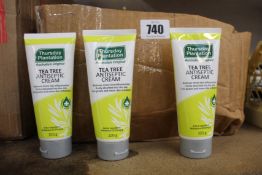 A quantity of Thursday Plantation Tea Tree Antiseptic Cream (Approximately 40 x 100g).