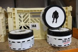 Eleven tubs of Tame The Beast Nutt Butter (237ml).