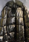 A women's as new Geox Respira Becksie Bomber coat (Size 48).