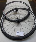 A pair of as new Michlie Pistard Fixed Wheel track wheels, fitted with Tufo Pro tubular clincher