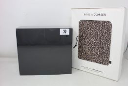 Boxed as new Bang & Olufsen H95 Adaptive ANC Headphones in black along with a Ria Bag by Kvadrat/Raf