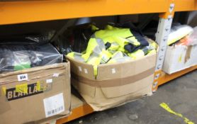 Three boxes of assorted as new workwear to include Scruffs, Tranemo, Dassy, Grundens, Portwest,