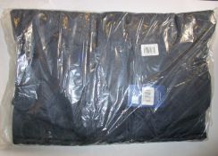 Two men's as new Official Chelsea F.C casual parkas in navy (XL - RRP £65 each).