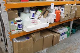 A large quantity of medical and related items.