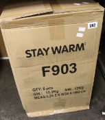 Six as new Lloytron Electric Underblankets F903 (140 x 150cm approximately).