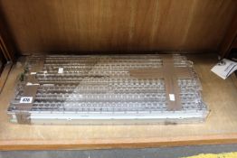 A pre-owned Tesla battery module.