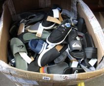 A quantity of as new Quick Silver footwear to include trainers, deck shoes and flip-flops (