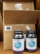 A quantity of Viridian Supplements to include Saw Palmetto berry capsules, Organic Californian Poppy