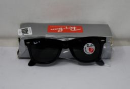 A pair of as new Ray Ban Blaze Panthos sunglasses.