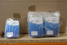 A large quantity of VisionPerio 4-pack interdental brushes.