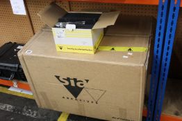 Twenty boxes of as new Sia Scotchbrite type black silicone carbide stainless finishing hand pads (20