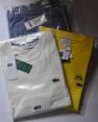 A pair of Lacoste trousers (46/34?), Lacoste unisex Friends With You T-shirt (L) and Lacoste regular