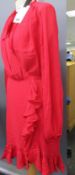 An as new Giambattista Valli Amarena dress in red (IT 42).
