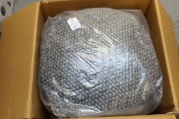 An as new Urbanara Ravi large wool pouffe.