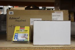 Thirty six as new Soudal White sealing strips.