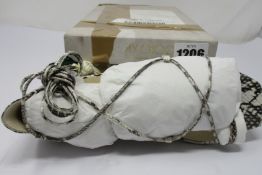 A pair of as new Jimmy Choo Dusti flats (EU 36).