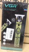Four boxed as new VGR Voyager V-085 professional hair trimmers.