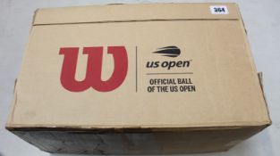 Eighteen as new Wilson 4-pack US Open official ball extra duty.