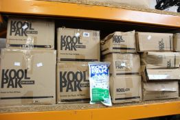 A quantity of Kool Pak Instant ice packs (Approximately 20 boxes) and a quantity of hot and cold