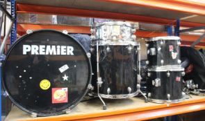 A pre-owned Premier drum kit dating from the late 1970's - early 1980's.